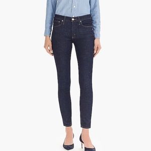 J. CREW Toothpick Mid-Rise Jeans Classic Wash